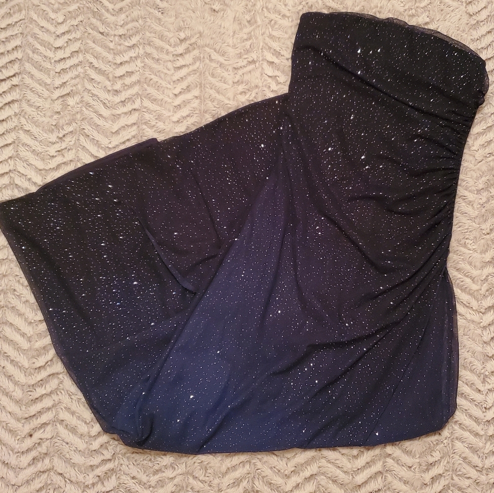 Jump Midnight Blue Strapless Dress